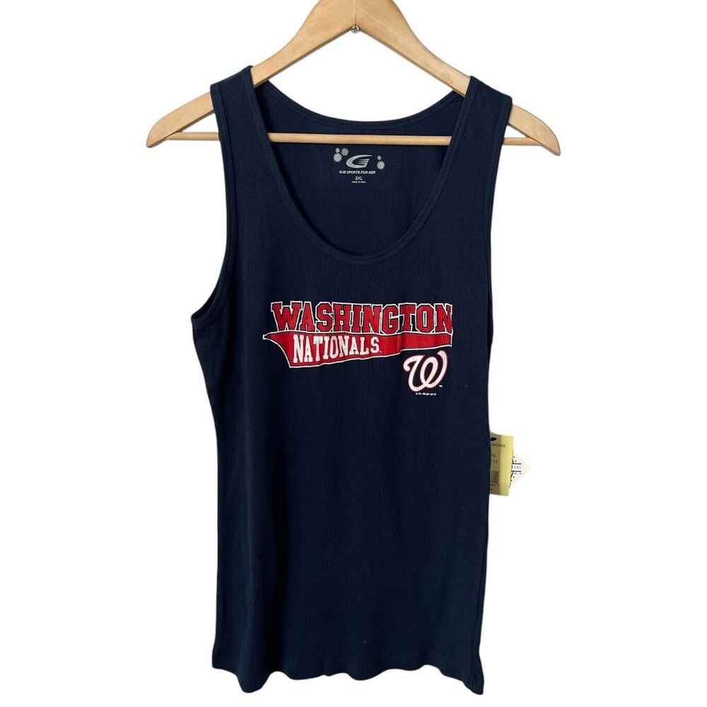 G-III Washington Nationals Women’s Tank Top 2XL NWT